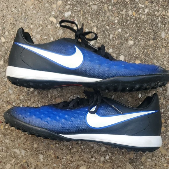 Nike Magista X Opus II Onda Youth Soccer Turf Cleats Blue Black Shoes 6Y - Main Image